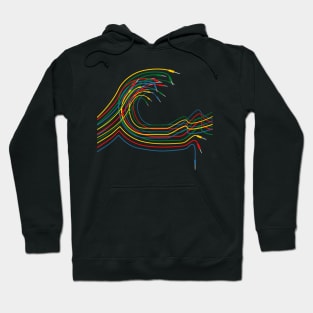 Great Wave for Electronic Musician and Synthesizer player Hoodie